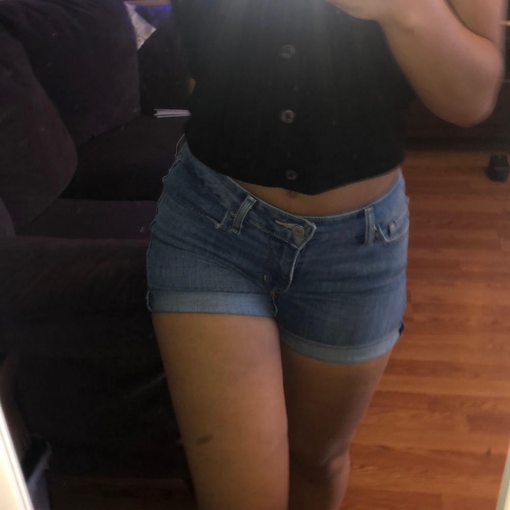 Cut Levi’s Denim Shorts
